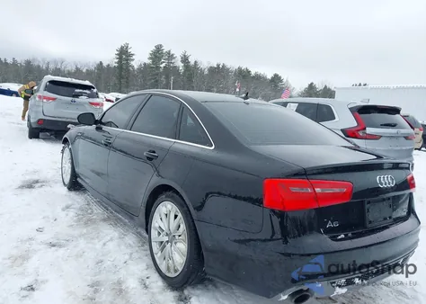2014 Audi A6 3.0T Premium Plus from USA, damaged, VIN WAUHGAFC3EN002743